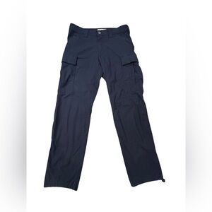 First‎ Tactical Men’s Tactical Navy Cargo Pants 32/32 Draw Cuff Reinforced